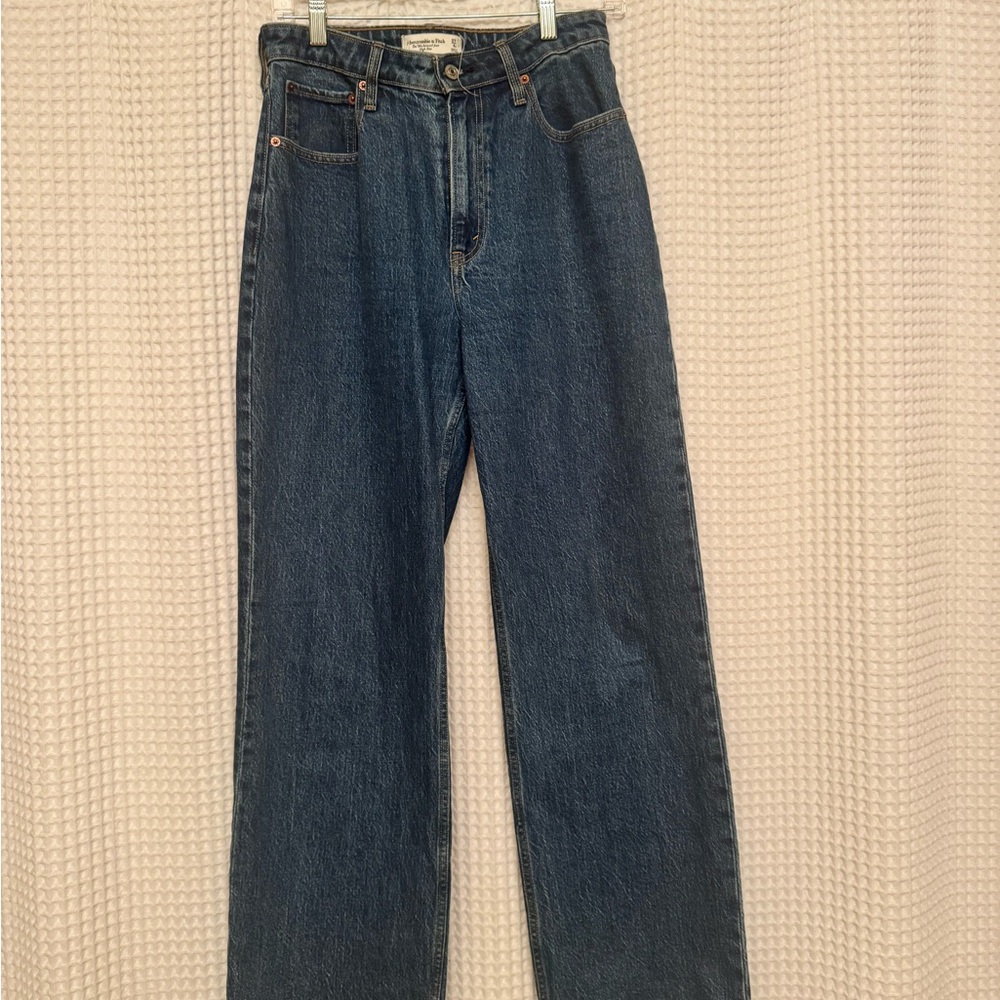 Abercrombie & Fitch High Rise Blue Jeans